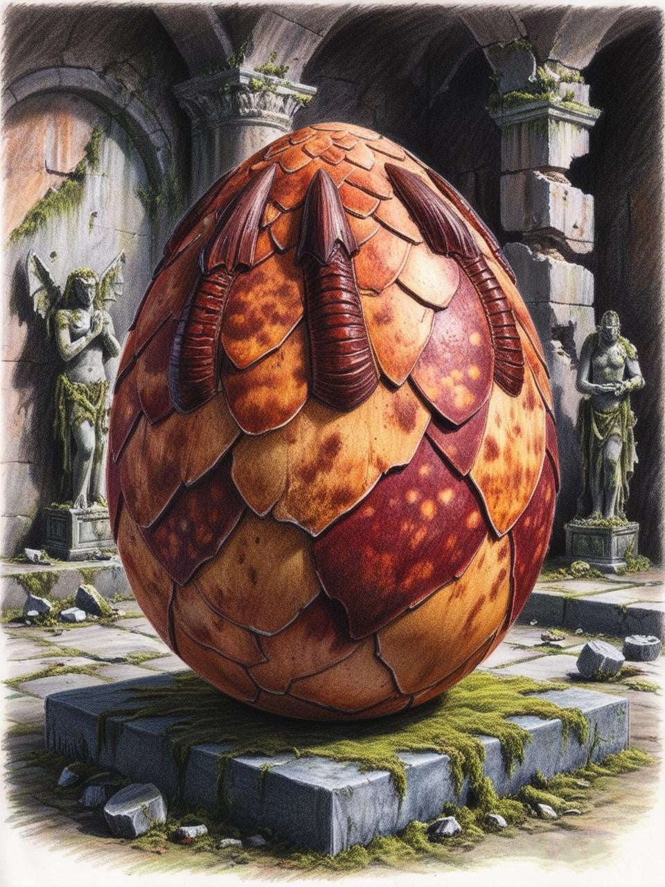 Paint by Number Emberwing Dragon Egg