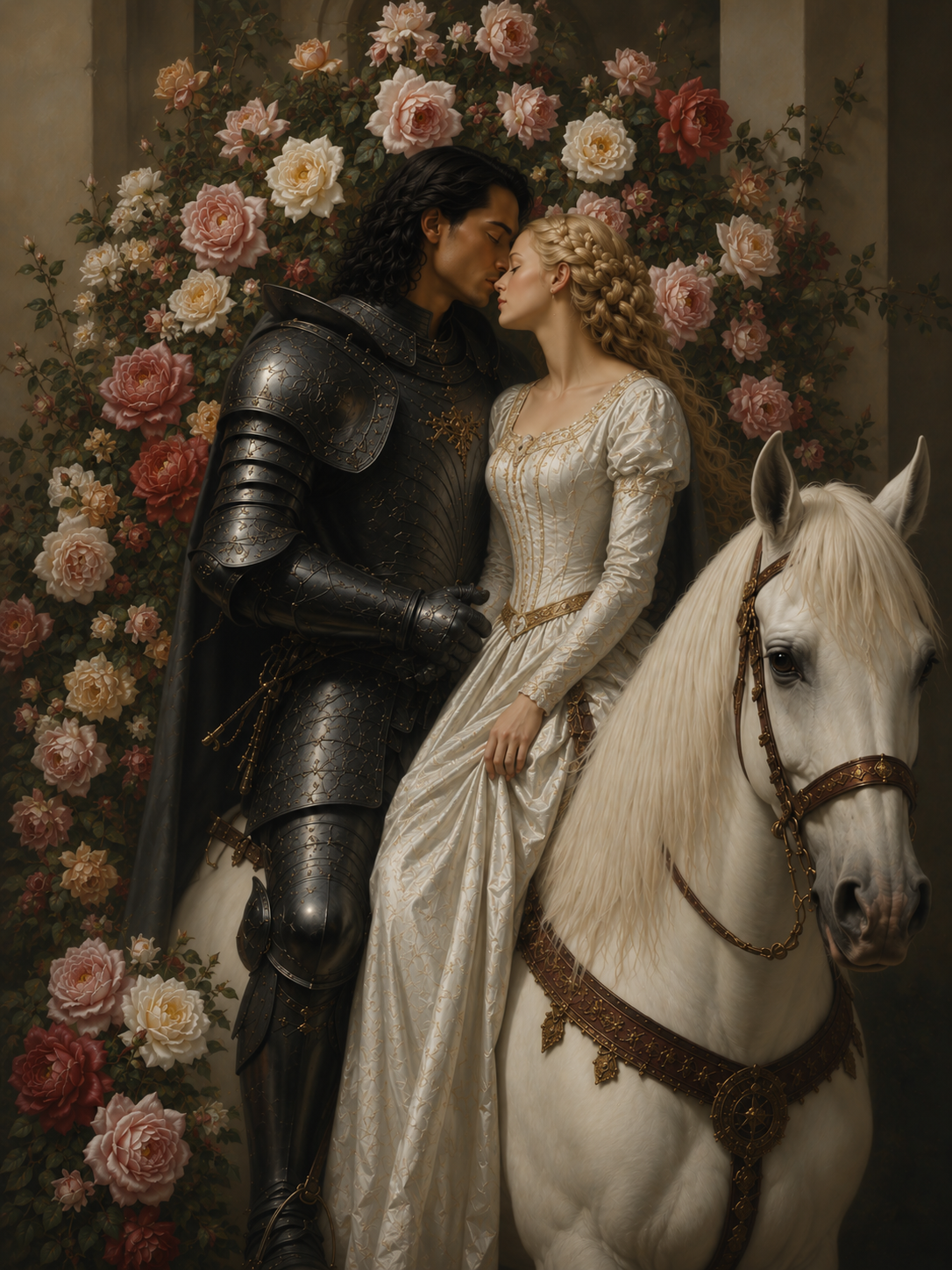 Paint by Number Enchanted Knight Romance – Paint by Number for Adults