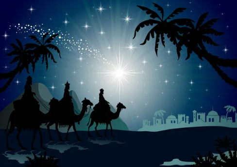 Paint by Number Masterpiece in Faith Nativity Three Wise Men