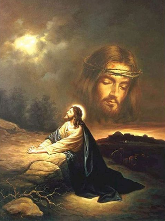 Paint By Number Christ in Gethsemane