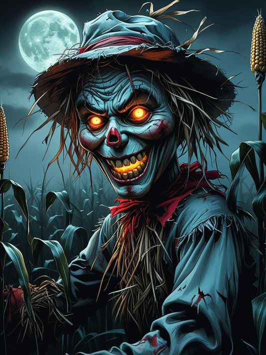 Creepy Harvest Guardian Paint by Number