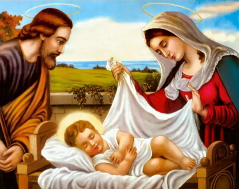 Paint by Number Biblical Beauty Nativity Scene