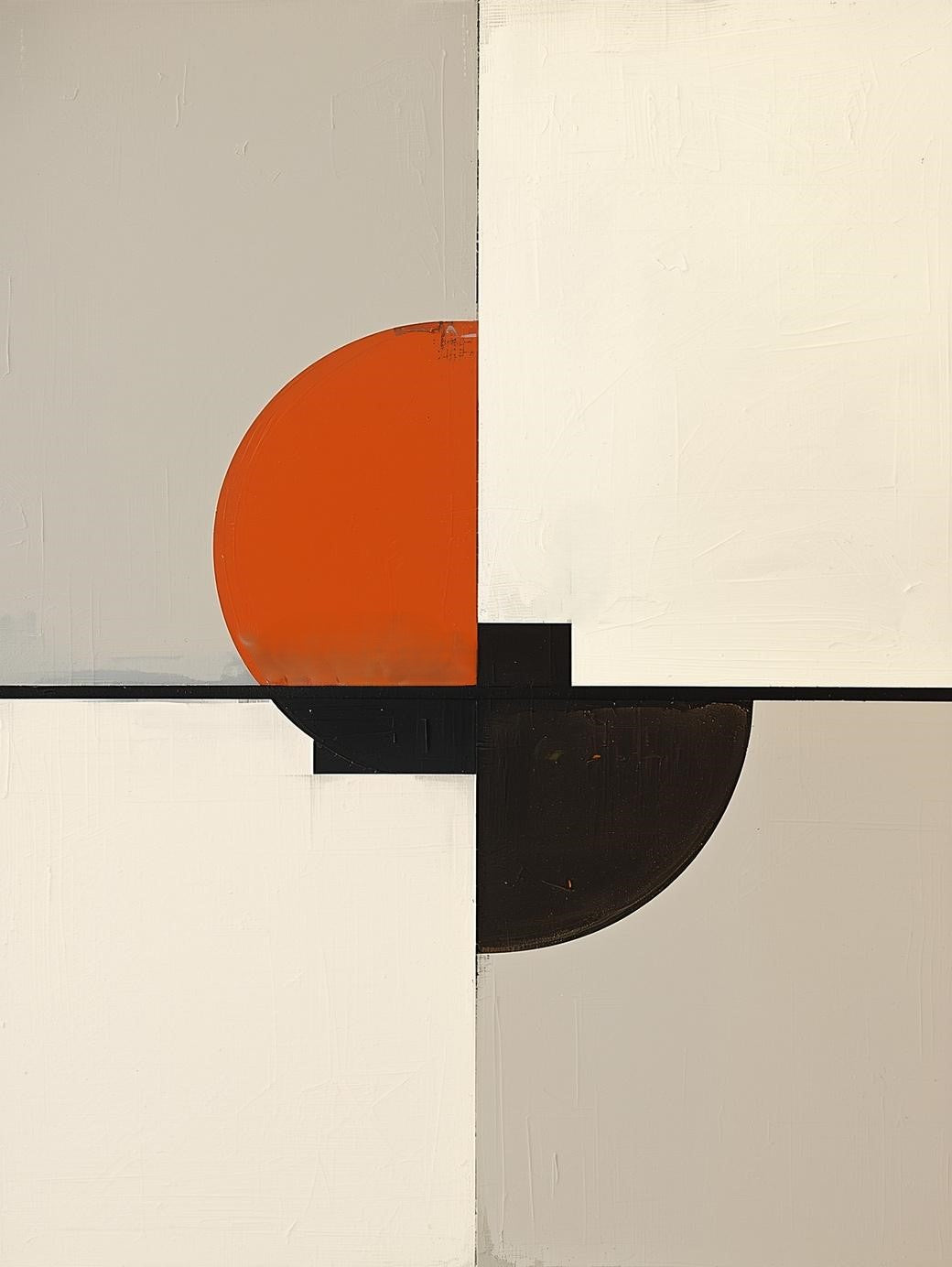 Paint by Number Abstract Geometric Minimalist Circles – Abstract Kit for Adults Modern DIY