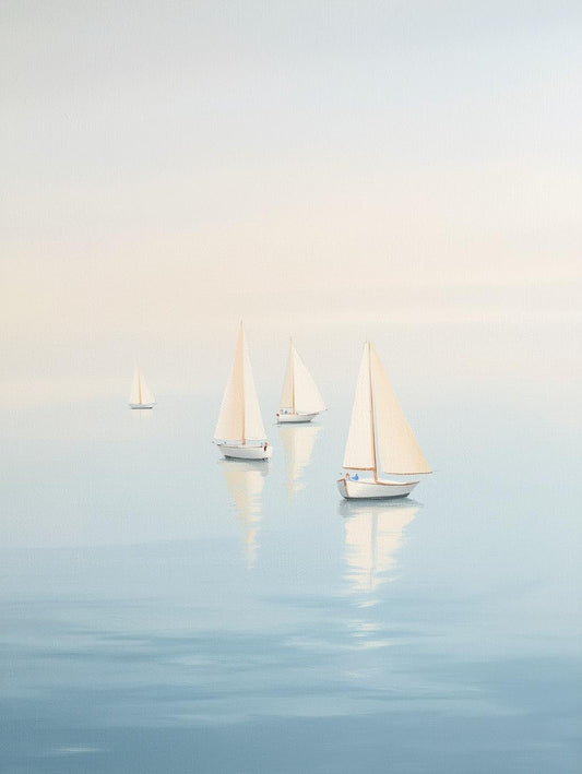 Paint by Number Misty Sailboats at Sunrise – Paint by Number Kit for Adultsts (Copy)