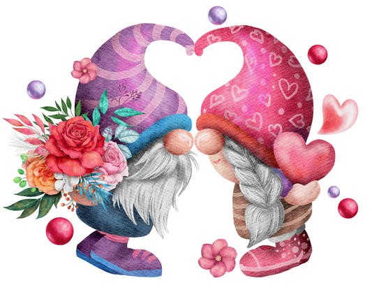 Paint By Number Adorable Gnomes in Love