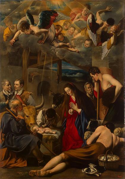 Paint By Number Adoration of the Shepherds - Juan Bautista Maíno