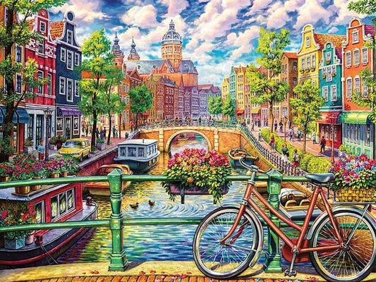 Amsterdam Canal Diamond Painting