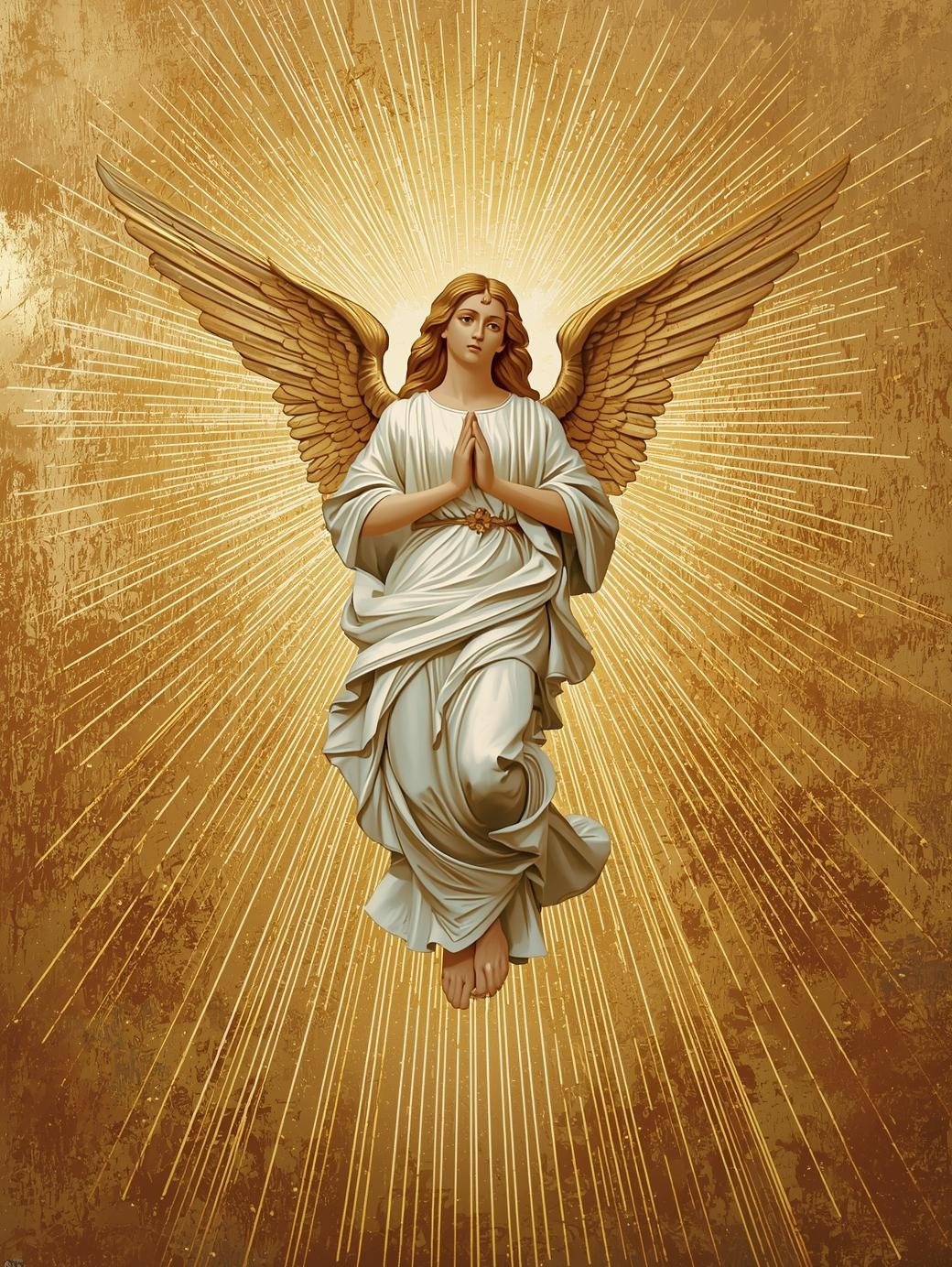 Angel of Light Heavenly Icon Paint by Number