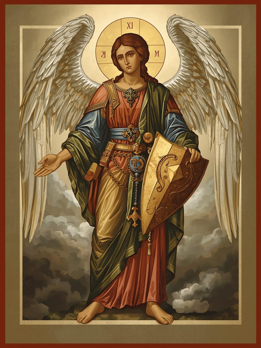 Angel of Protection – Shield of Heaven Icon Paint by Number