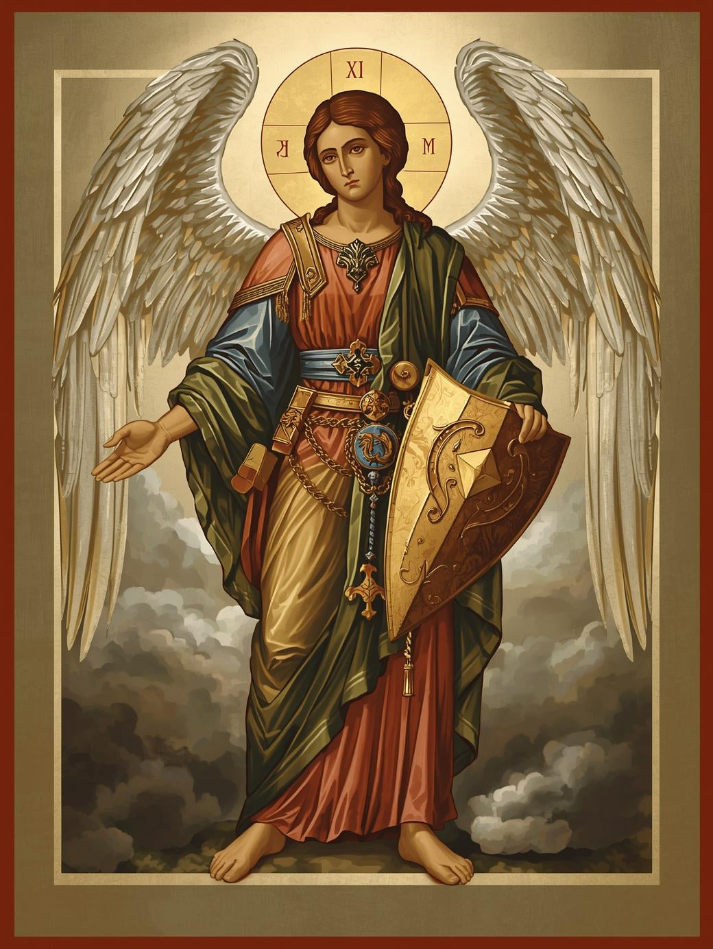 Guardian Angel of Protection – Sacred Safekeeping Icon Paint by Number