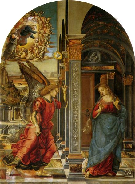 Paint By Number Annunciation - Luca Signorelli