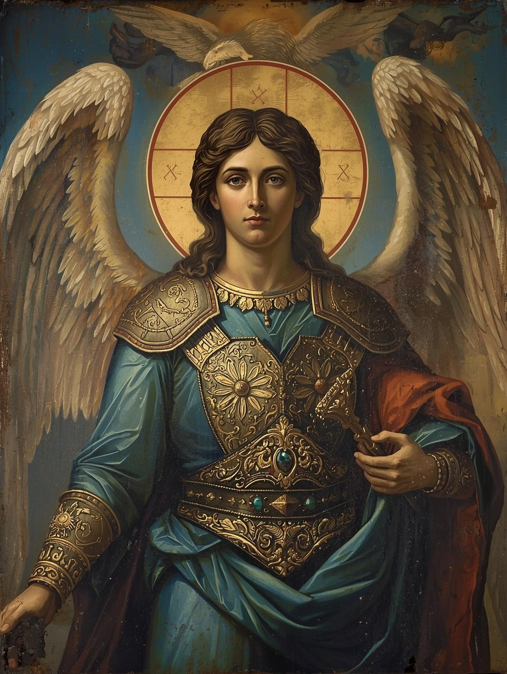 Archangel Michael Icon Paint by Number