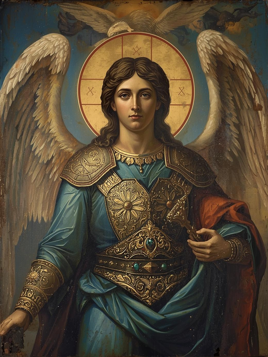 Archangel Michael Icon Paint by Number