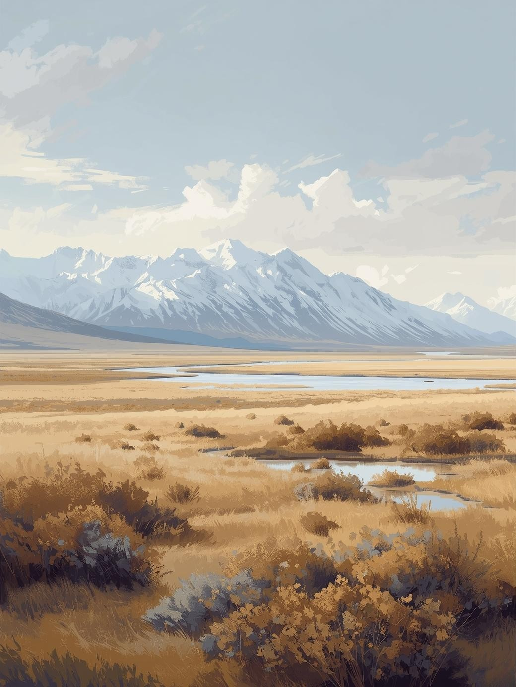 Arctic National Park (Alaska) Wilderness Paint by Number