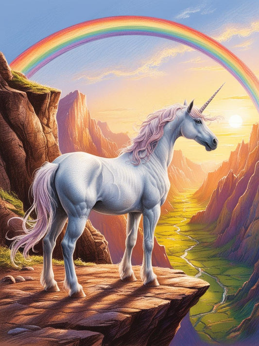 Paint by Number Unicorn of the Enchanted Valley