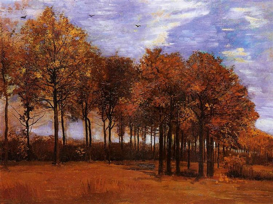 Autumn Landscape -  Vincent Van Gogh Paint by Number