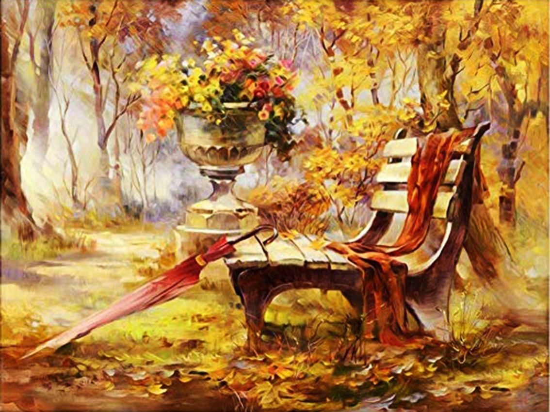 Autumn Park Diamond Painting