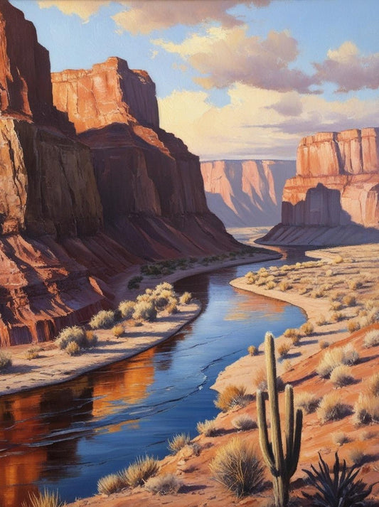 Paint by Number Big Bend National Park (Texas) – Dramatic Canyons and River Views