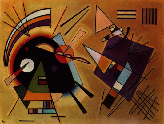 Paint By Number Black and Violet - Wassily Kandinsky