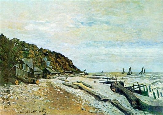 Boatyard near Honfleur by Claude Monet