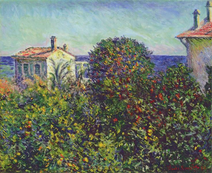 Paint By Number Bordighera, the House of Gardener - Claude Monet