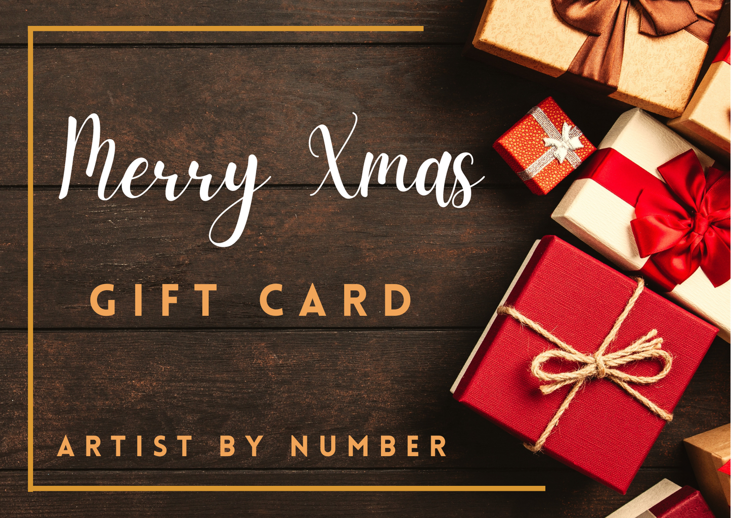 Artist by Number Heart eGift Card