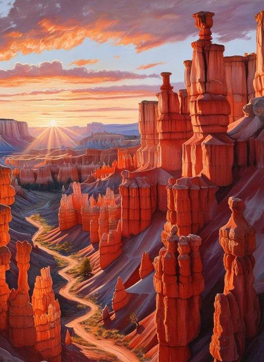 Paint by Number Bryce Canyon National Park (Utah) – Hoodoo Rocks