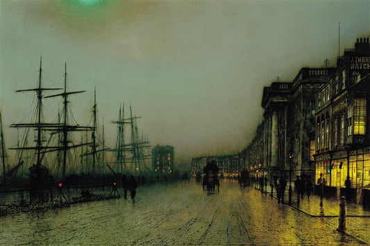 Paint By Number Canny Glasgow - John Atkinson Grimshaw