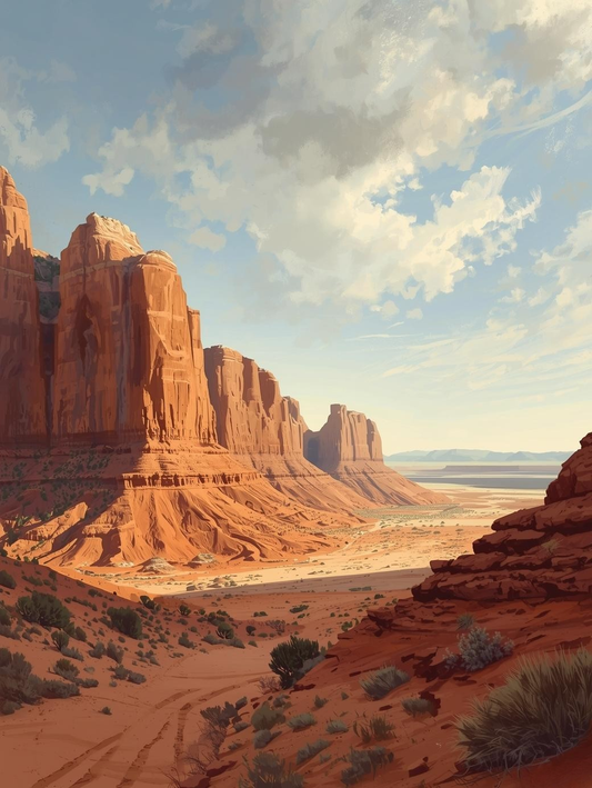 Capitol Reef National Park (Utah)  –  Paint by Number
