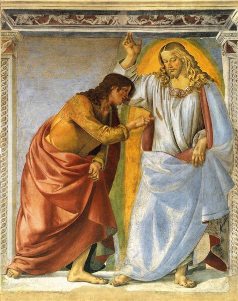 Paint By Number Christ and the Doubting Thomas - Luca Signorelli