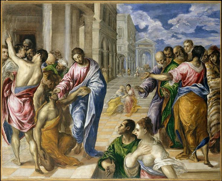 Paint by Number Christ healing the blind man - El Greco