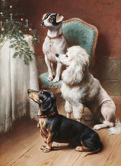 Paint by Number Christmas Buddies  - Carl Reichert