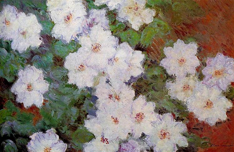 Paint By Number Clematis - Claude Monet