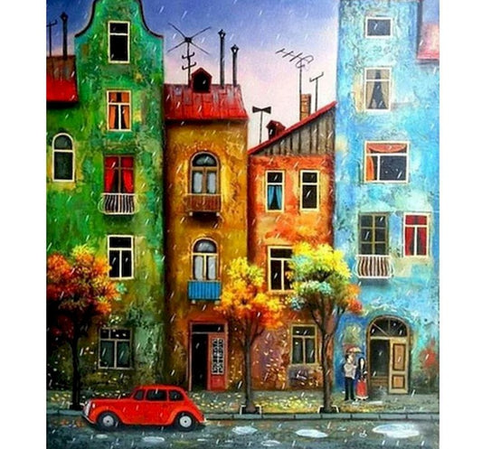 Colorful Neighborhood Diamond Painting Set