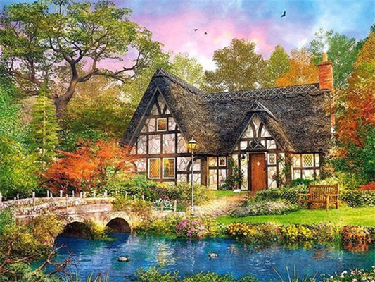 Country Cottage Diamond Painting