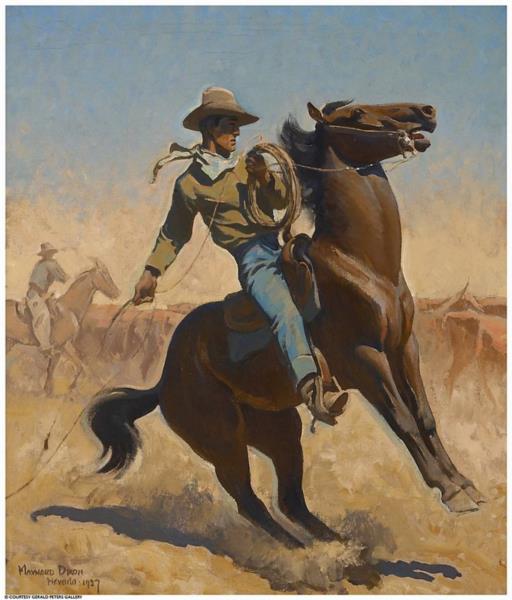 Paint by Number Cowpuncher - Maynard Dixon