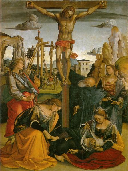 Paint By Number Crucifixion of St. Sepulchre - Luca Signorelli