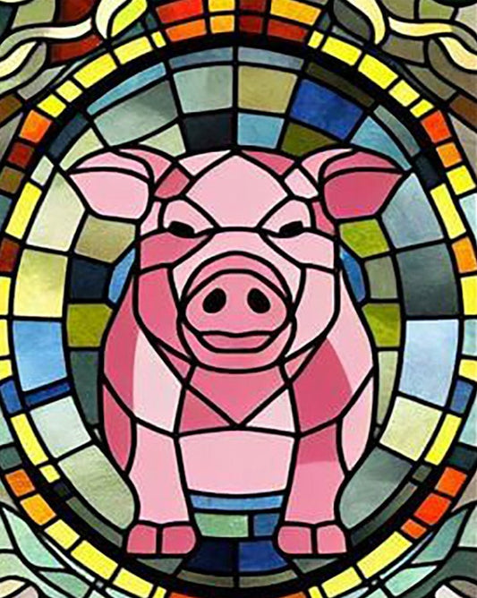 Cute Pig Diamond Painting