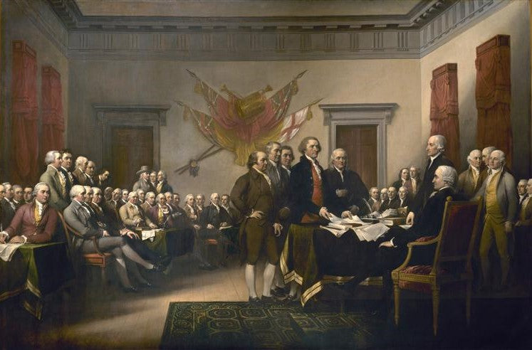 Paint By Number Declaration of Independence - John Trumbull