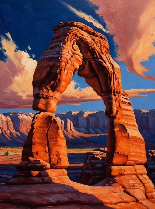 Paint by Number Arches National Park (Utah) – Delicate Arch