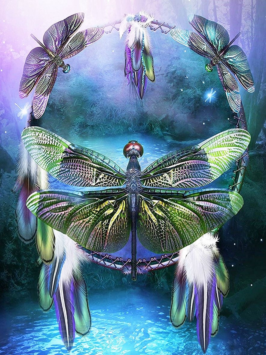 Dreamkeeper Dragonfly Diamond Painting