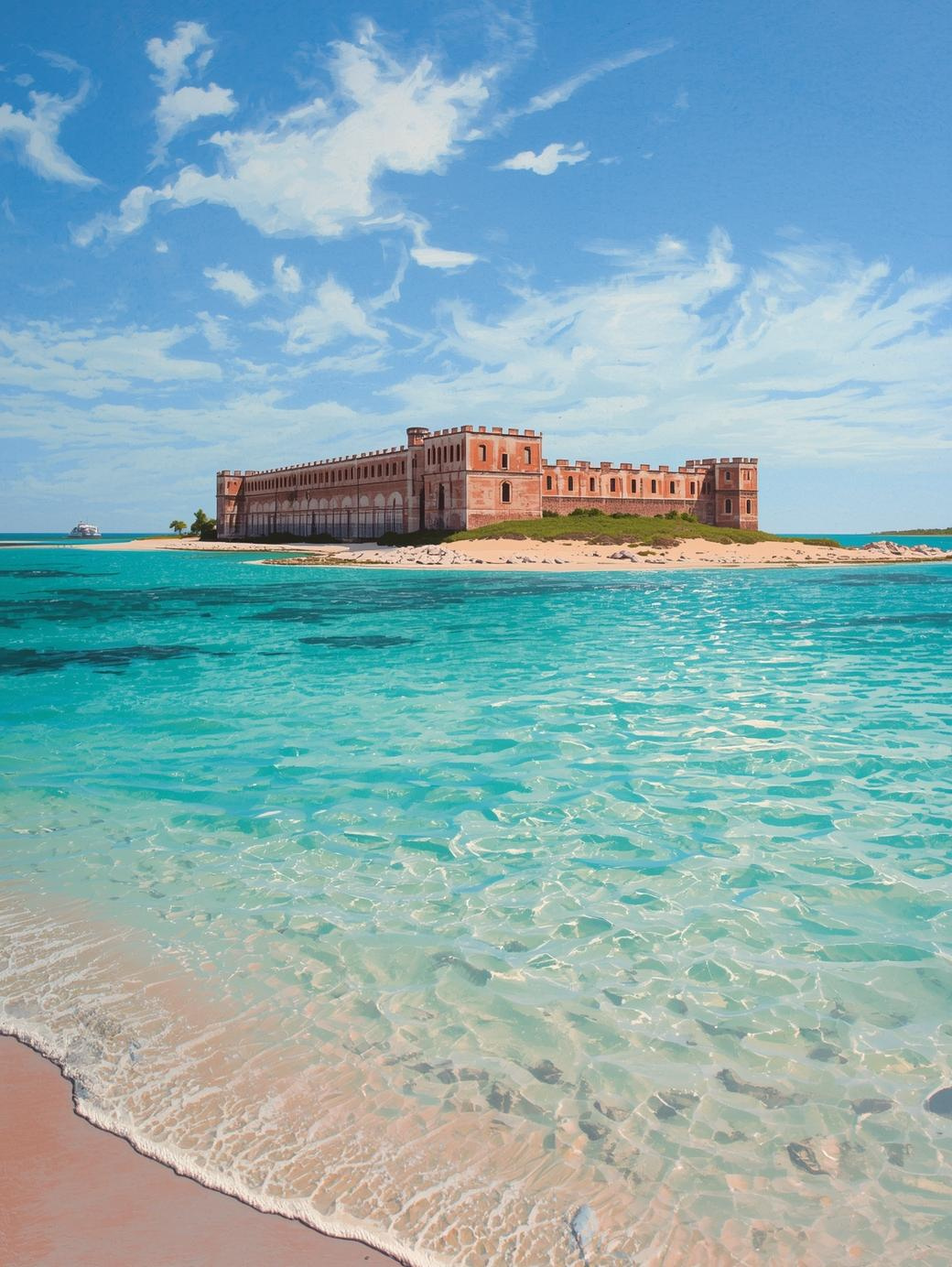 Dry Tortugas National Park (Florida) – Fort Jefferson –  Paint by Number
