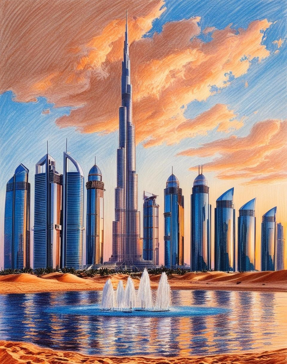 Paint By Number Dubai’s Modern Landscape