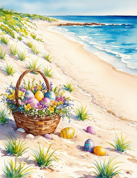 Paint By Number Easter by the Shore