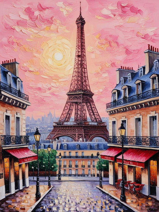 Paint By Number The Beauty of the Eiffel Tower