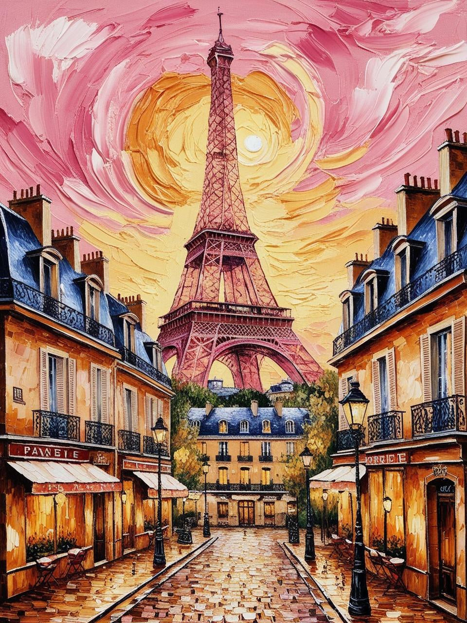 Paint By Number Icon of Paris: The Eiffel Tower