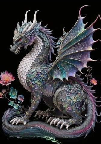 Paint By Number Enchanting Dragon