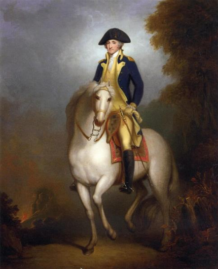 Paint By Number Equestrian Portrait of George Washington by Rembrandt Peale