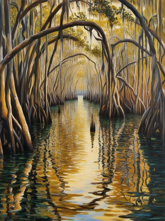 Paint by Number Everglades National Park (Florida) – Mangrove