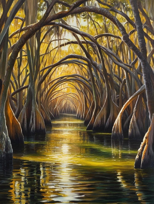 Paint by Number Everglades National Park (Florida) – Mangrove Tunnels